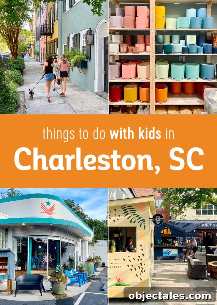 Collage of Things To Do With Kids In Charleston South Carolina