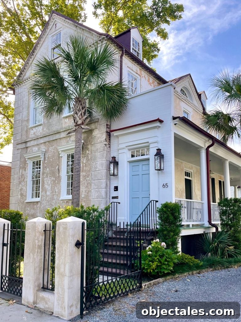 Historic home in Charlestown South Carolina Cannon Street