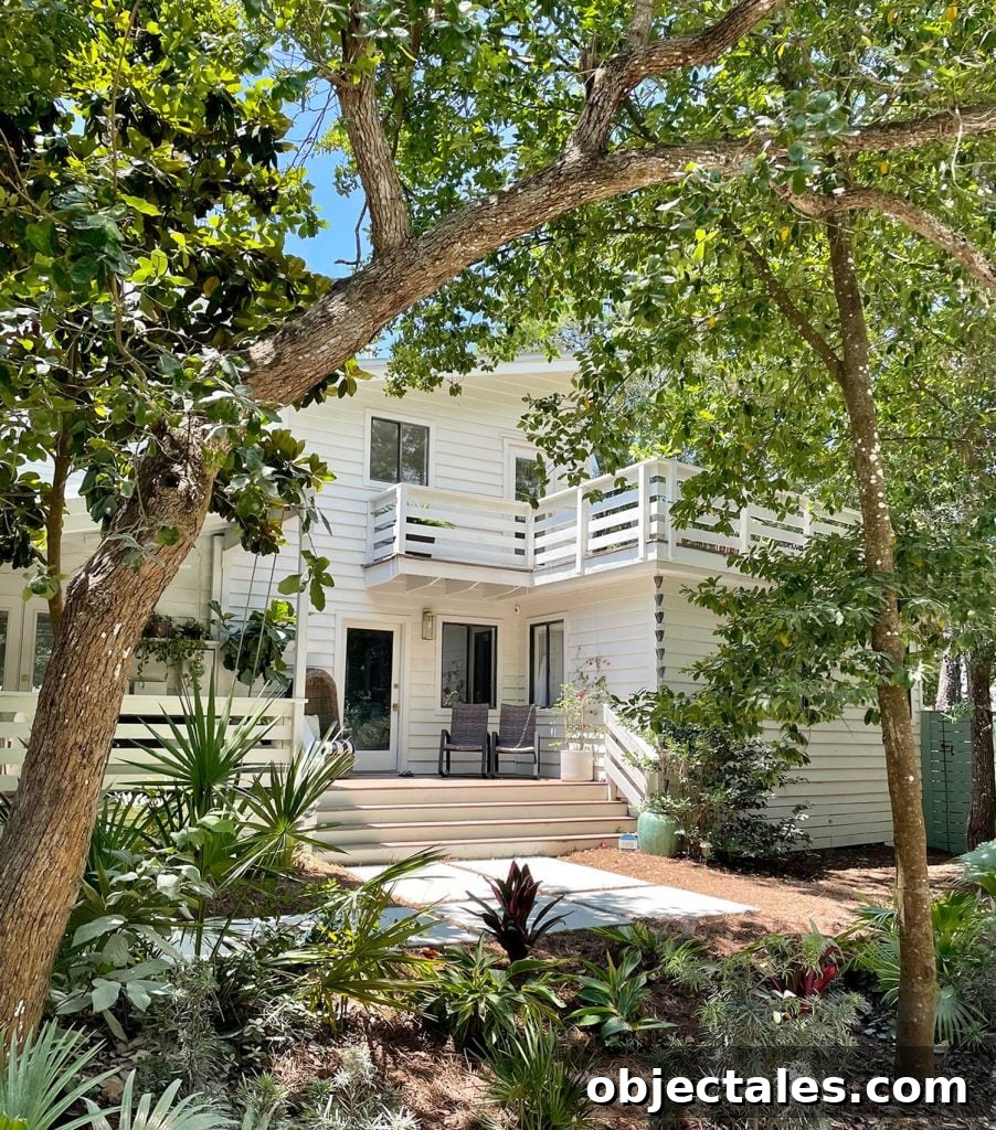 Poured Concrete Walkways and Driveway Installation Guide 16 Front Of White Modern House With Lots of Greenery Angle