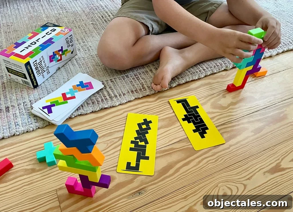 Family Board Games for All Ages 11 Buildzi Building Block Game Being Played On Floor