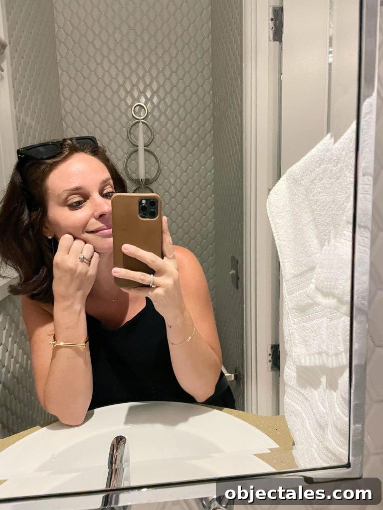 Episode 183: What's Next, House Vibes and an Embarrassing Moment 6 Sherry Selfie In Fancy Powder Room Bathroom