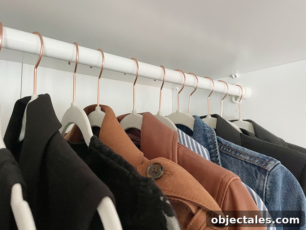 IKEA PAX Closet Organization: How We Transformed Our Space 10 Ikea Pax Wardrobe Closet Slim Velvet Clothes Hangers