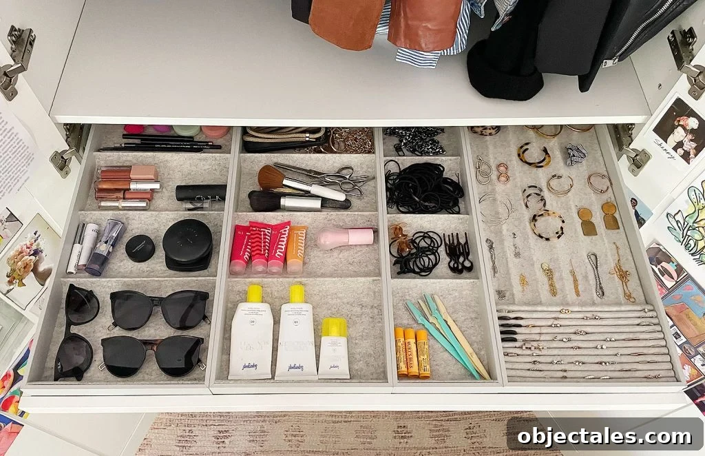 IKEA PAX Closet Organization: How We Transformed Our Space 11 Ikea Pax Wardrobe Closet Jewelry Organizing Tray