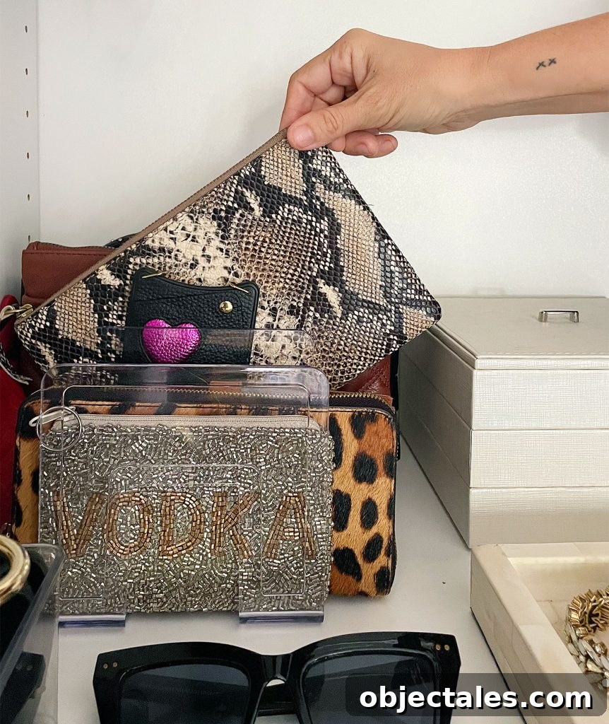 IKEA PAX Closet Organization: How We Transformed Our Space 8 Ikea Pax Wardrobe Closet Purse Organizer Acrylic Dividers