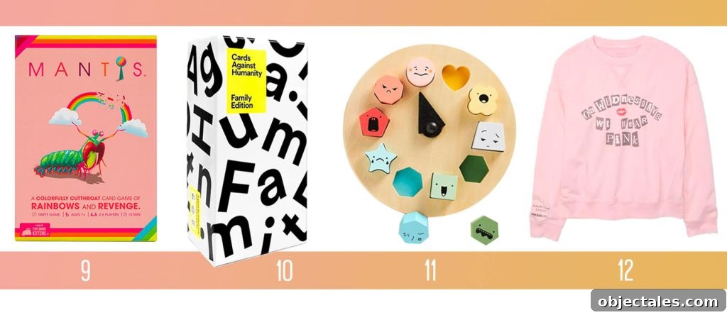 Holiday Gifts Ideas For Kids Teen Mantis Board Game Cards Again Humanity Family Game Emotions Puzzle Mean Girls Sweatshirt
