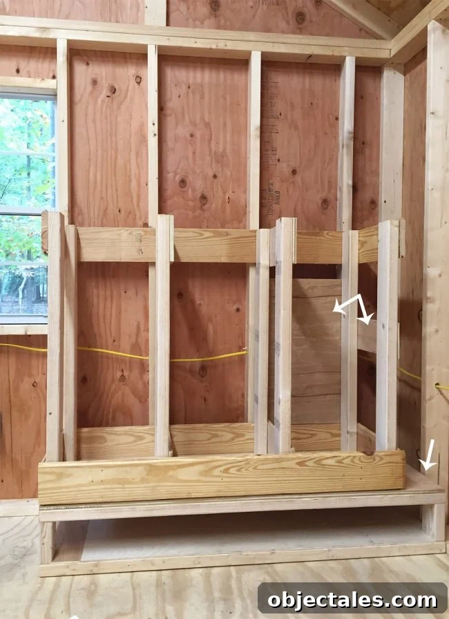 DIY Scrap Wood Storage: Build It From Leftover Lumber 12 providing wood backing panels to scrap wood storage organizer