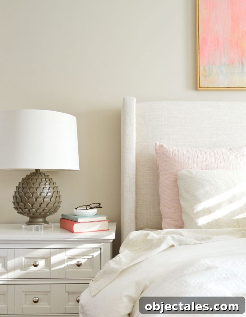 Sunlight On Bed With Edgecomb Gray Walls