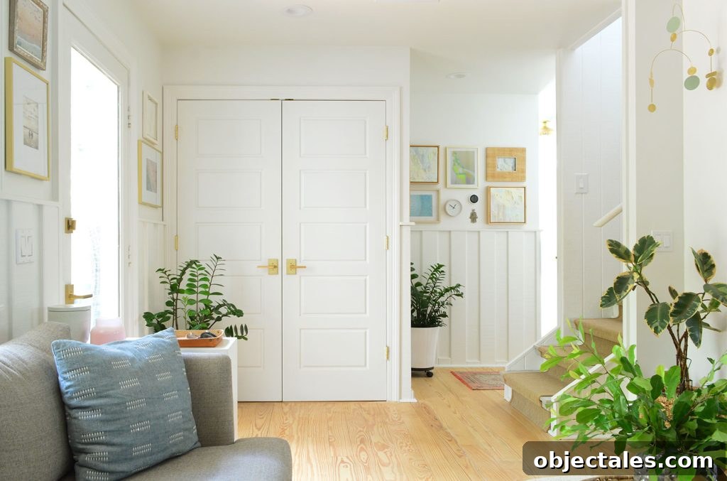 SW Pure White On Doors Trim Walls And Ceiling Of Living Space