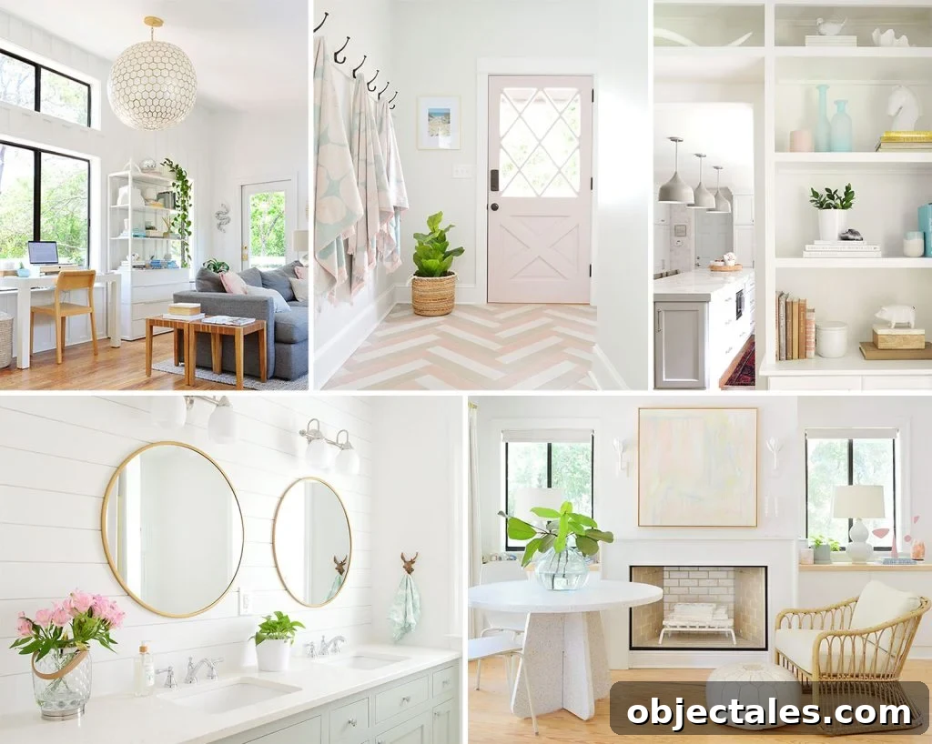 Rooms Featuring The Best White Interior Paint Colors