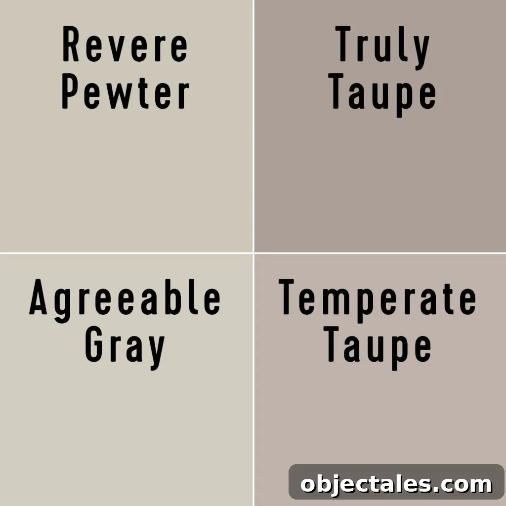 Greige Vs Taupe Paint Colors