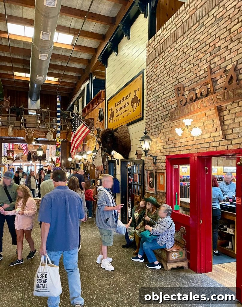 Interior View Of Shops In Wall Drug Wall South Dakota