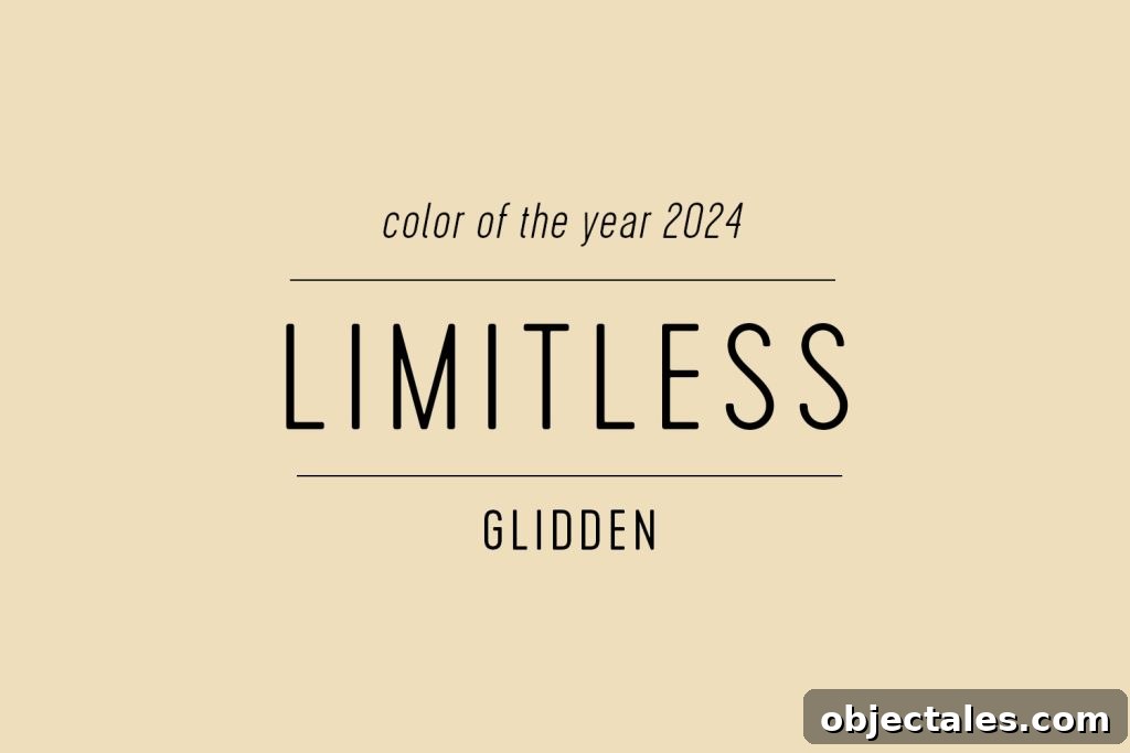 Color Swatch of Glidden Color Of The Year 2024 Limitless