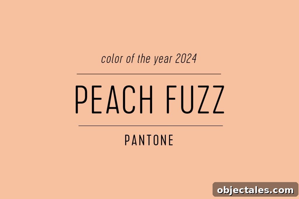 Color Swatch of Pantone Color Of The Year 2024 Peach Fuzz