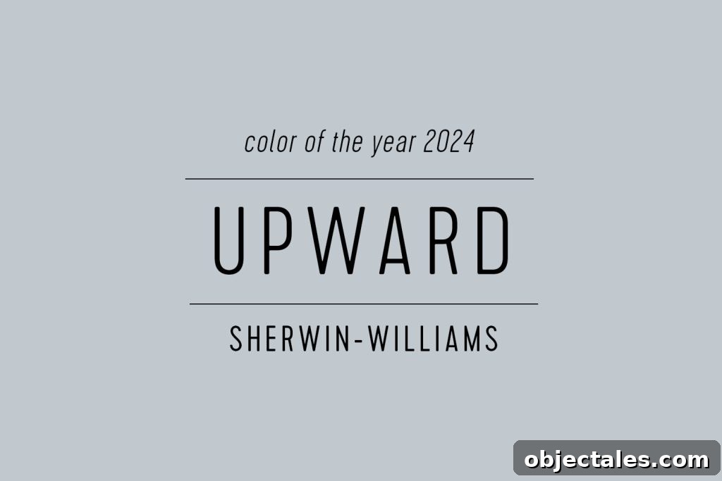 Color Swatch of Sherwin Williams Color Of The Year 2024 Upward