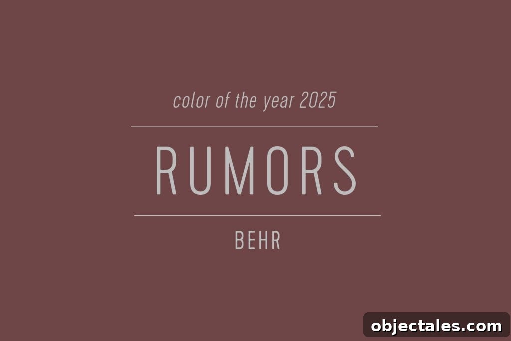 Behr 2025 Color of the Year Rumors