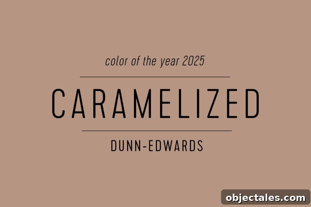 Dunn-Edwards Paint Color of the Year 2025 Caramelized