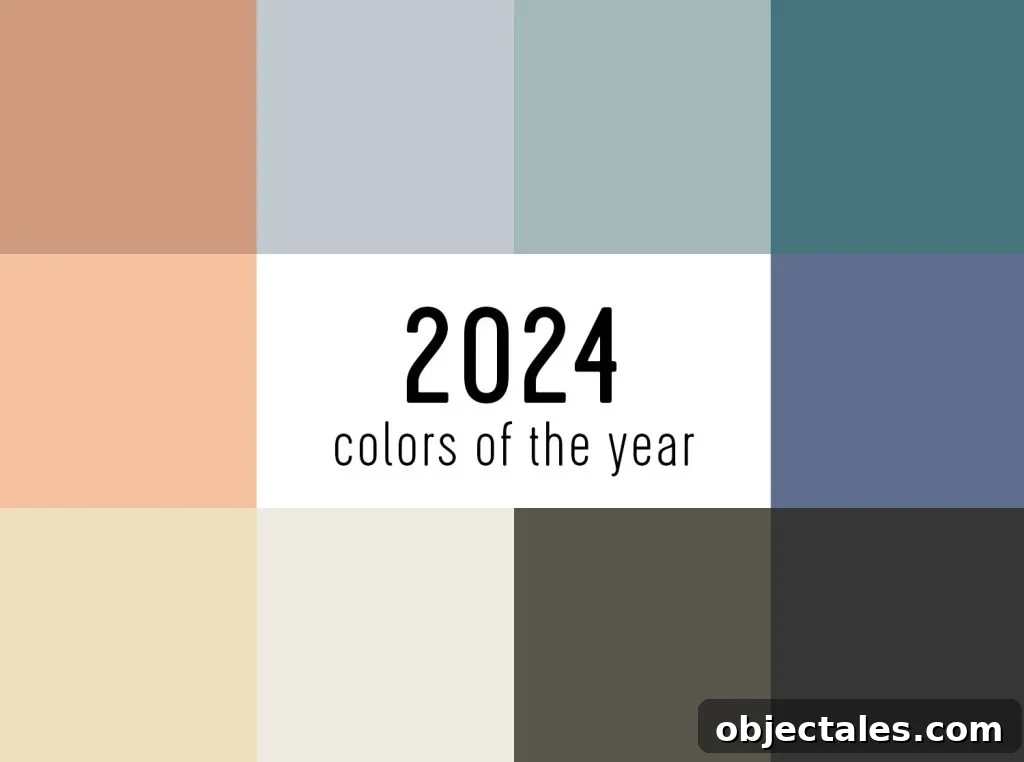 2024 Color of the Year Snapshot Grid
