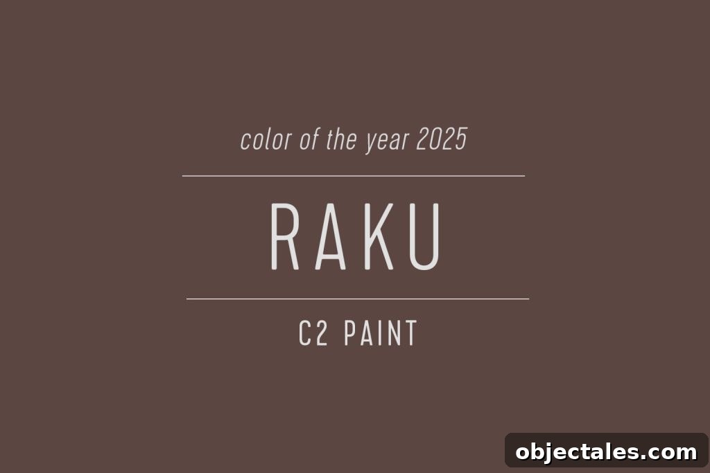 C2 Paint Paint Color of the Year 2025 Raku