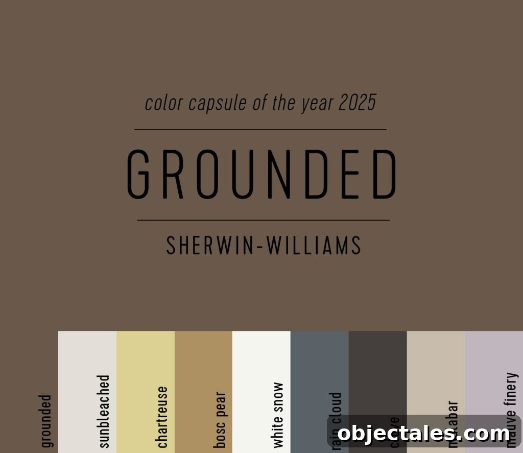 Sherwin Williams Paint Color Capsule of the Year 2025 Grounded