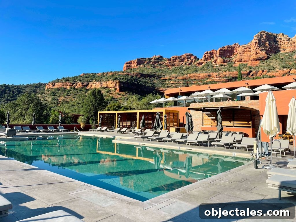 Girls' Weekend in Sedona: Spa, Hiking, Wineries 3 Hotel Pool At Enchantment Resort In Sedona Arizona