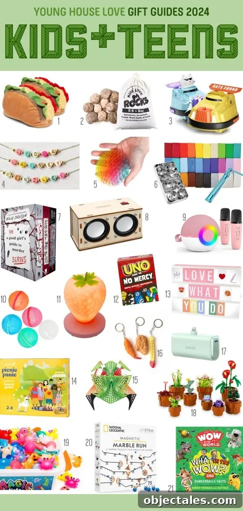 Holiday Gift Ideas For Kids and Teens Mood Board 2024