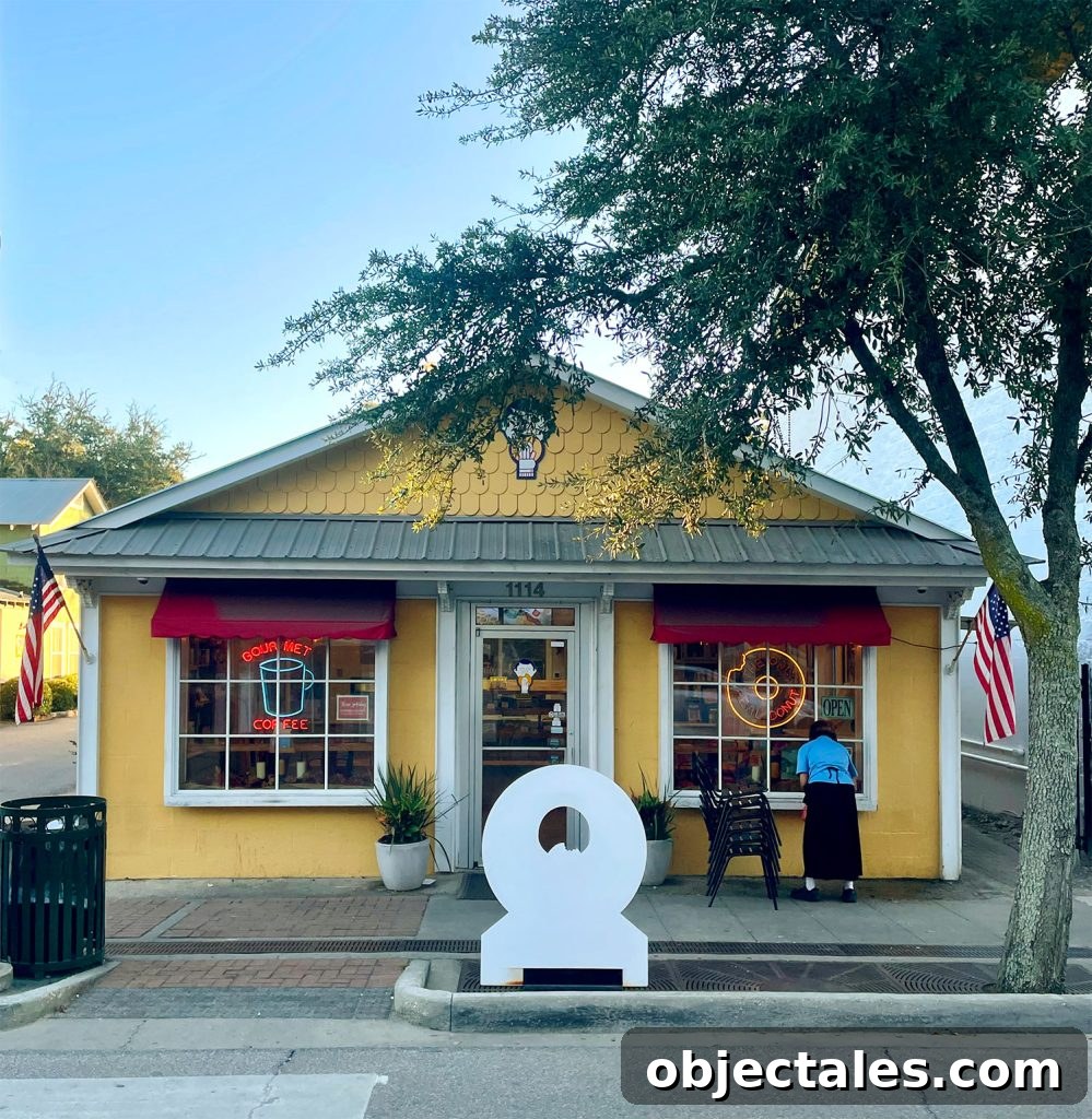 Weekend Escape in Ocean Springs: Beaches, Art and Dining 11 Exterior of Tatonut Donut Shop In Ocean Springs Mississippi