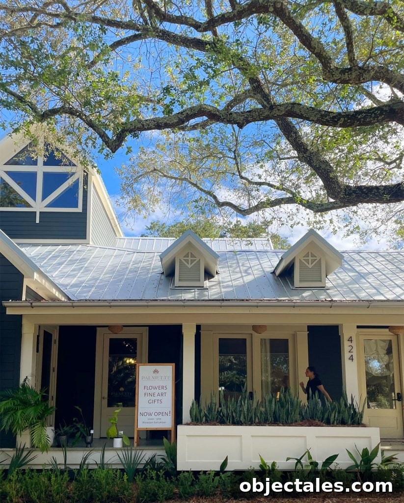 Weekend Escape in Ocean Springs: Beaches, Art and Dining 7 Exterior of The Springs Hotel and Palmette Shop In Ocean Springs Mississippi