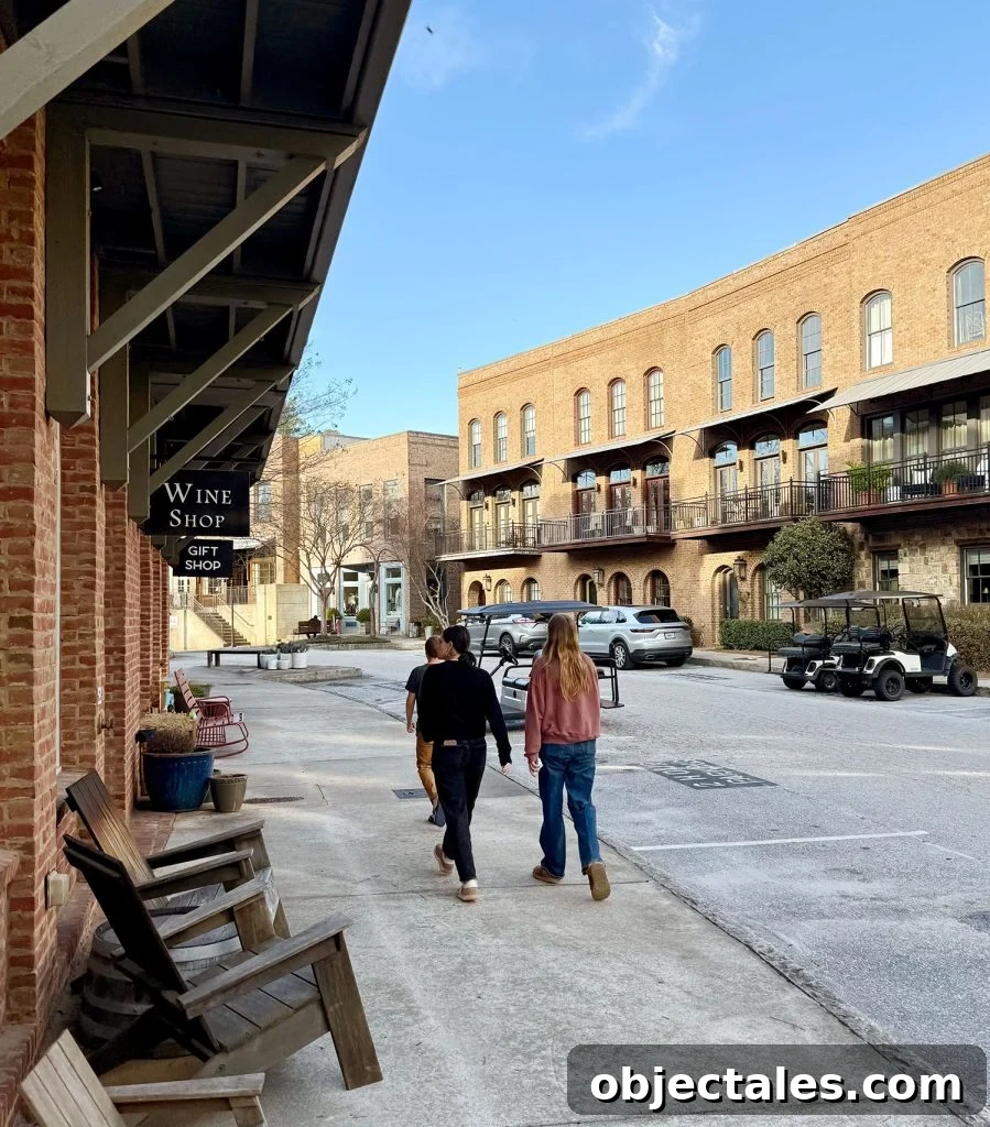 Family Walking In Selborne Neighborhood of Serenbe Georgia
