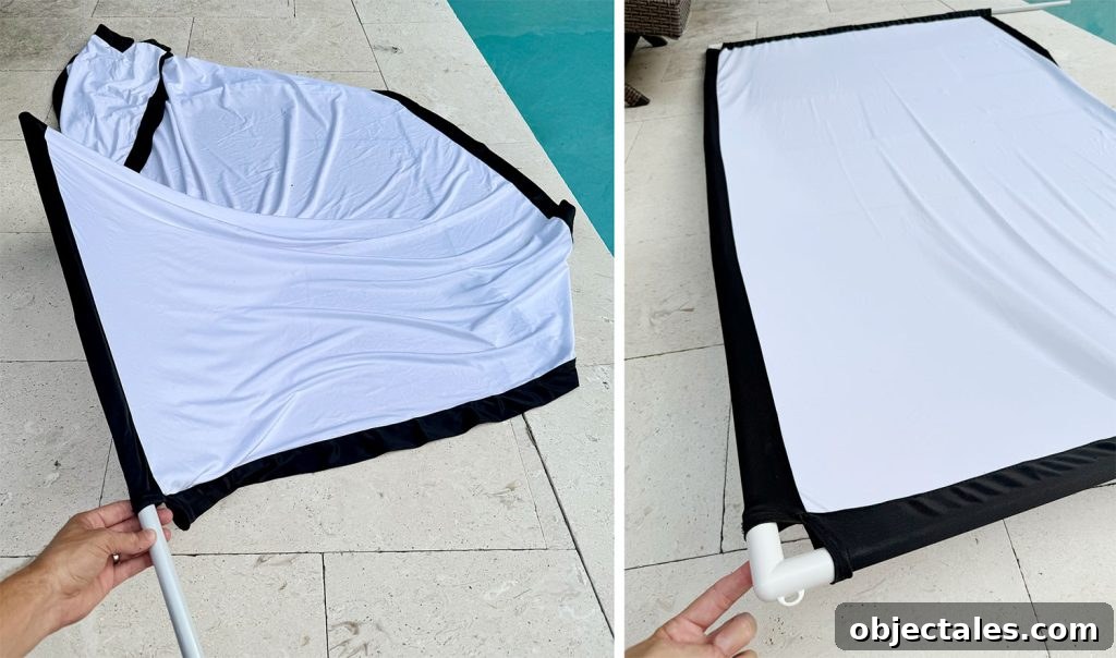 Host an Outdoor Movie Night: Gear Under $200 8 Two Steps to Assembling A Pop Up Outdoor Movie Screen With PVC Pipes