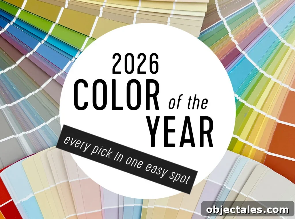 Featured Graphic for 2026 Color of the Year All In One Place