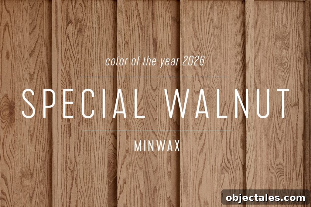 Minwax Color of the Year 2026 Special Walnut Swatch