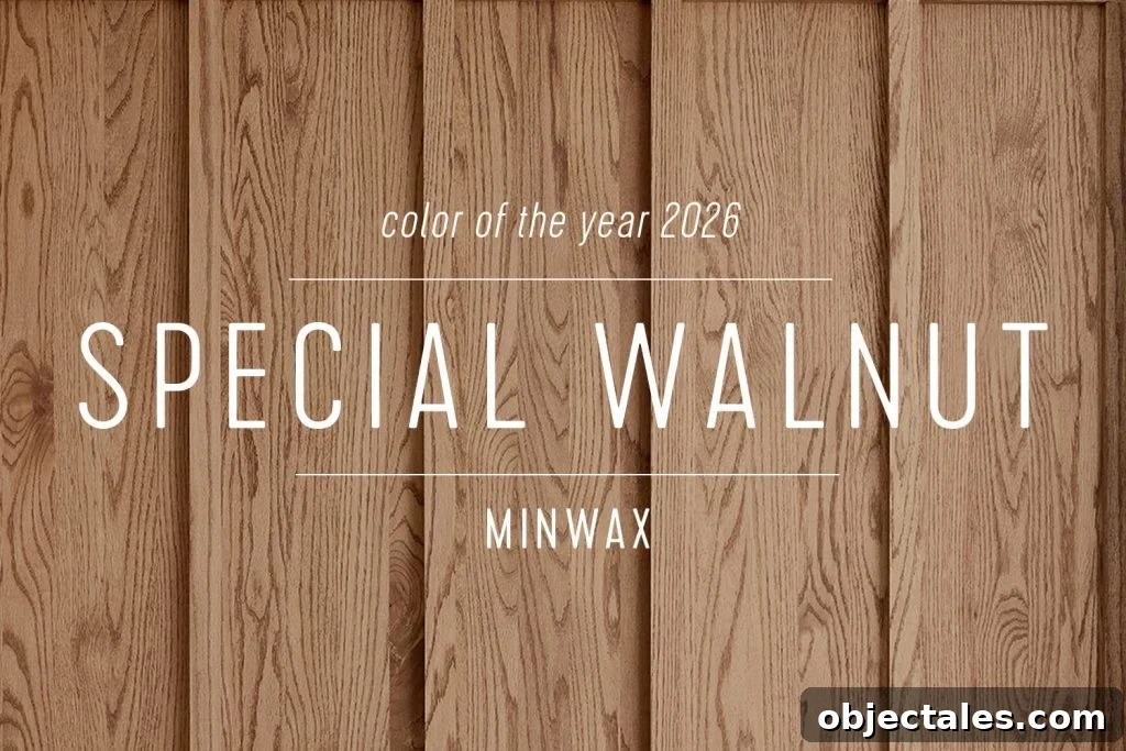 Minwax Color of the Year 2026 Special Walnut Swatch