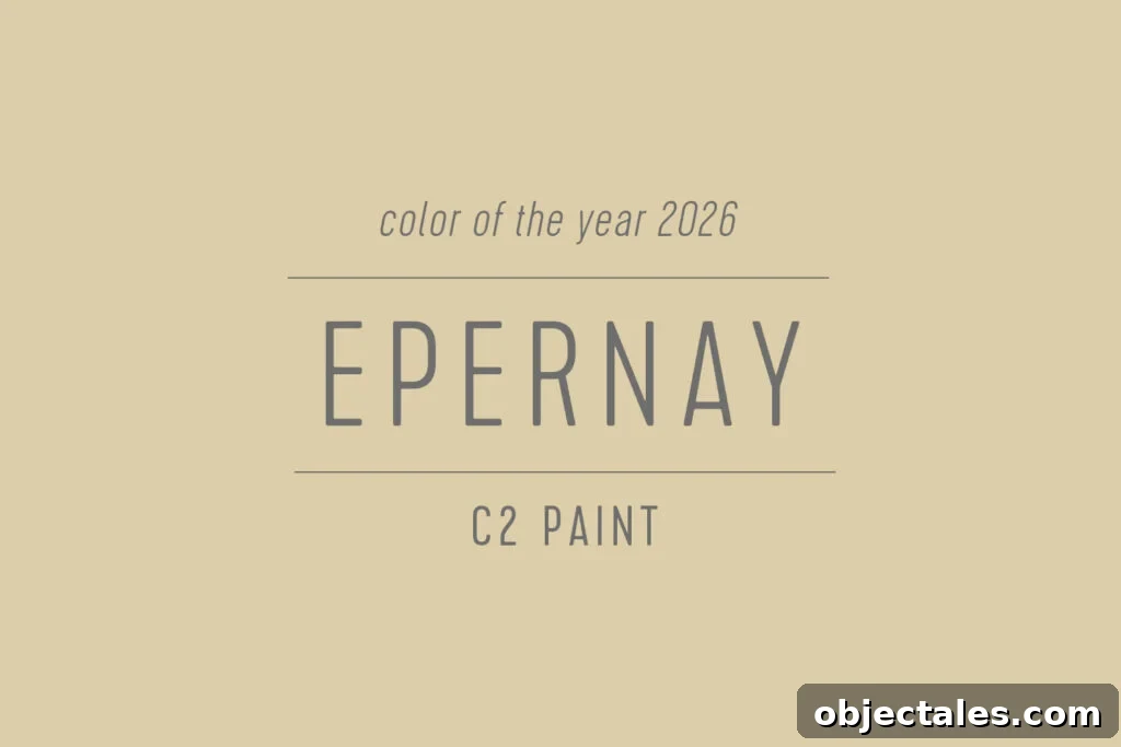C2 Paint Color of the Year 2026 Epernay Swatch