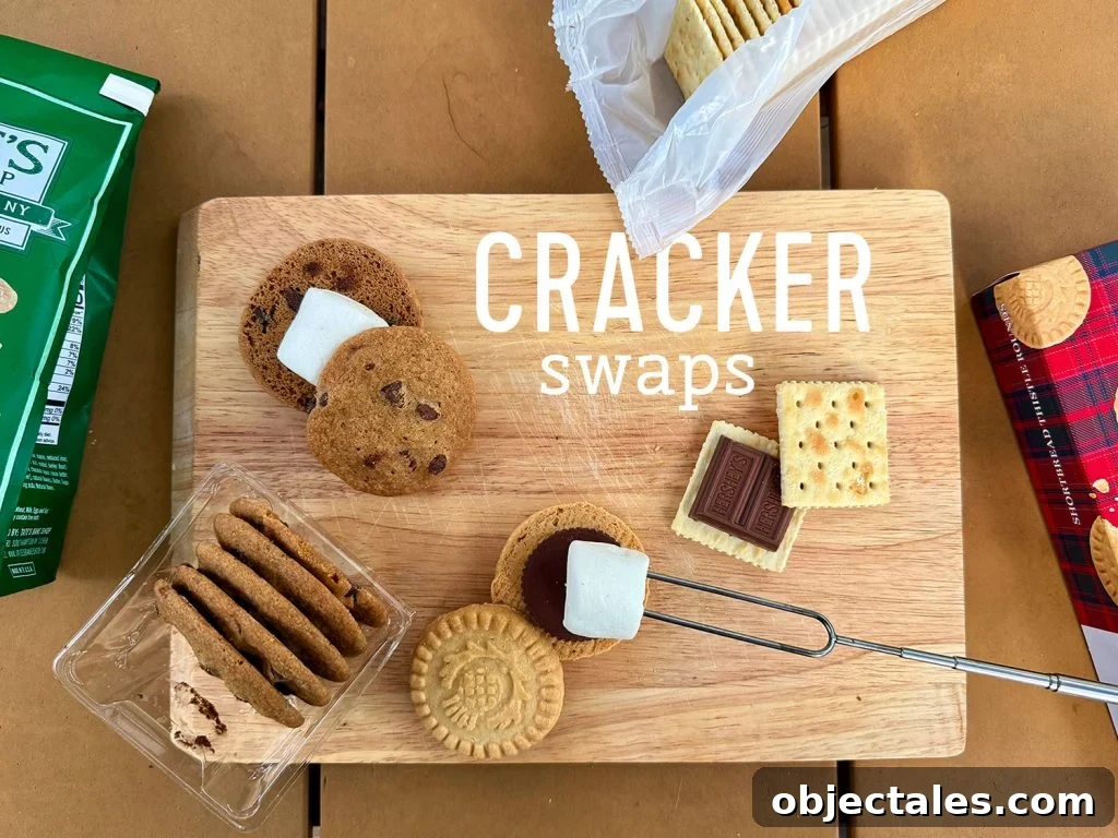 5 Creative S'mores Upgrades, Including Savory Versions 9 Upraded Smores With Graham Cracker Alternatives Like Cookies and Saltines