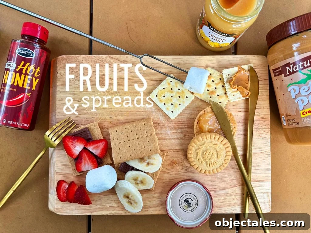 5 Creative S'mores Upgrades, Including Savory Versions 11 Upraded Smores With Fruits and Spreads Like Strawberries Bananas Peanut Butter and Lemon Curd