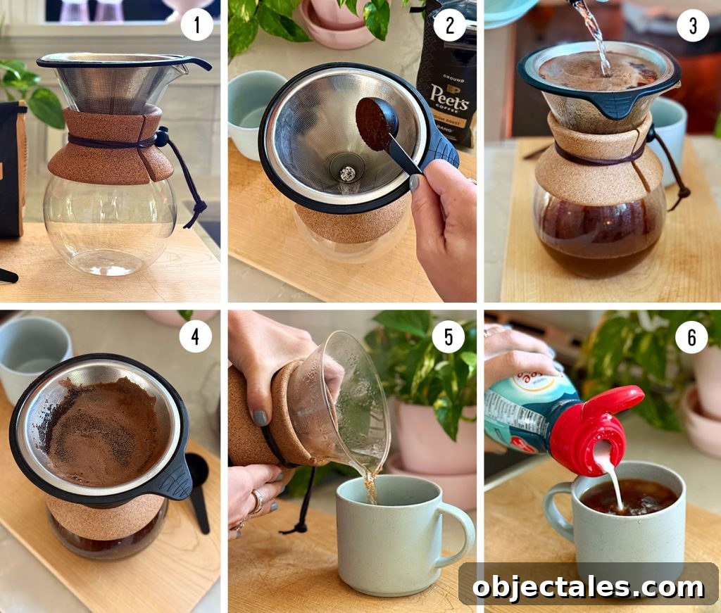 6 Step Instructions To Make Pour Over Coffee at Home