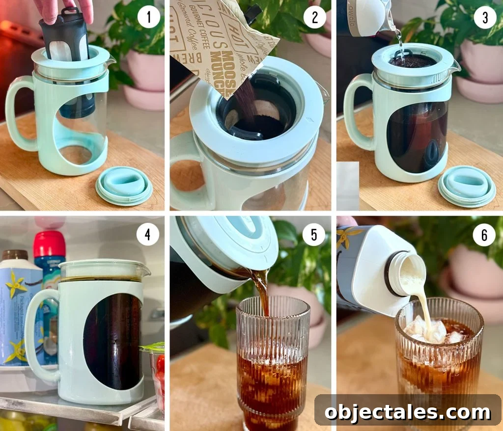 6 Step Instructions To Make Cold Brew Coffee At Home