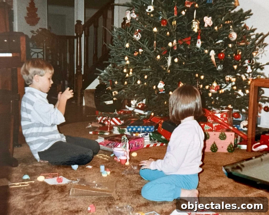 John As Kid At Chrismast Time In 1980s