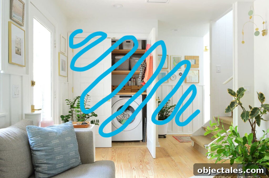 Renovating Our Home After Five Years 6 Scribbled Out Laundry Wall That is Going Away