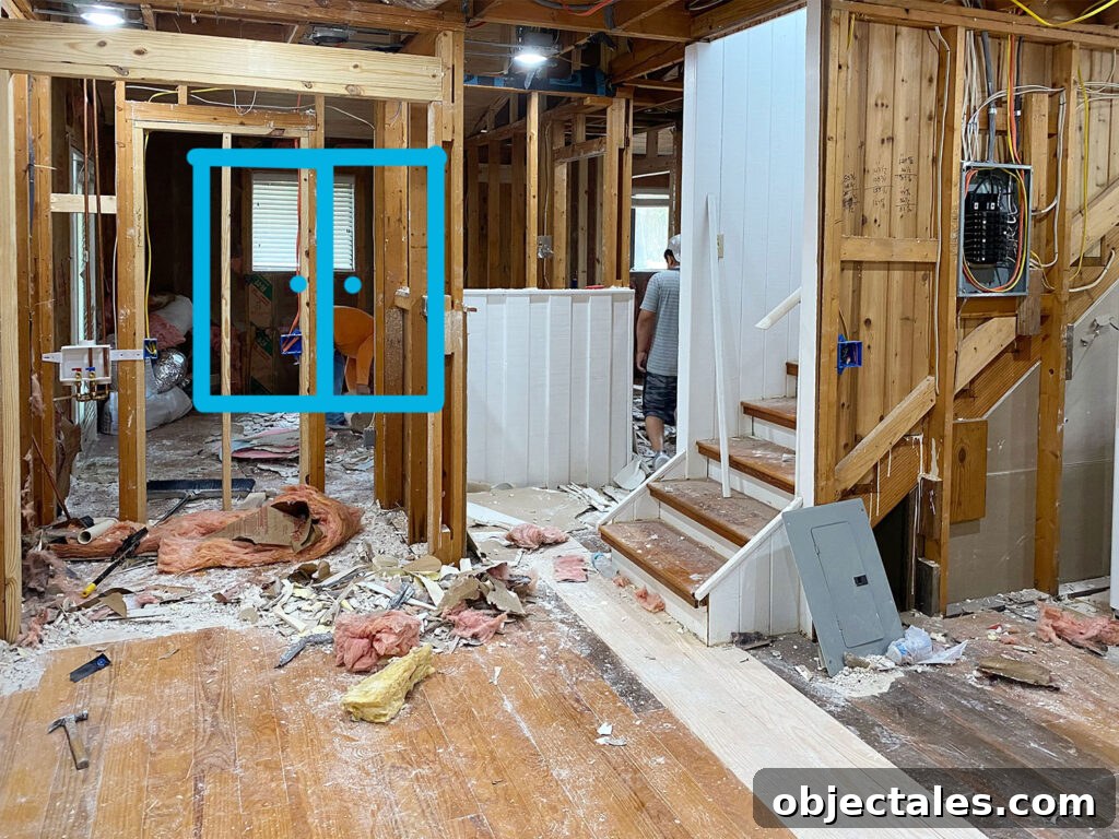 Renovating Our Home After Five Years 7 Photoshop of Double Doors In New Area