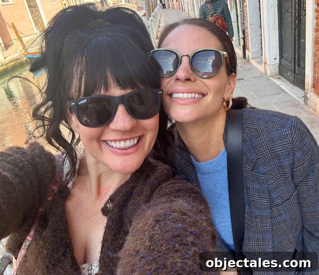 Elsie A Beautiful Mess And Sherry Selfie Photo In Venice Italy
