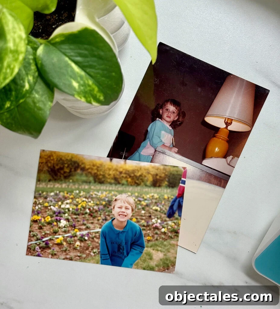 Old Photos Of John And Sherry On Table