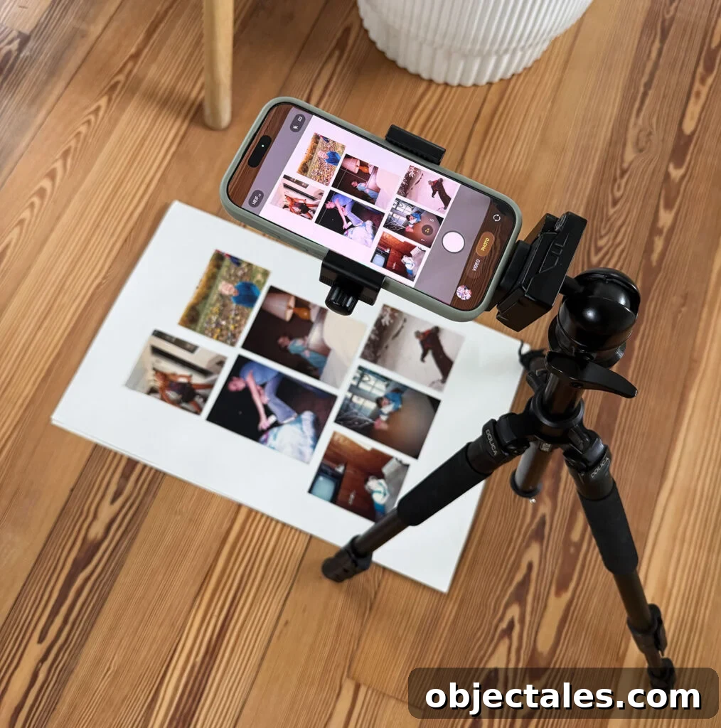 Using iPhone Camera To Digitize Old Photos