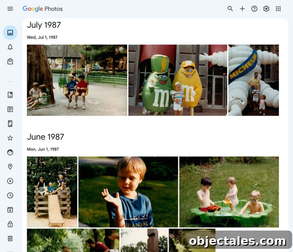 How We Organize Our Digitized Photo Library 13 Old Photos from 1987 In Google Photos