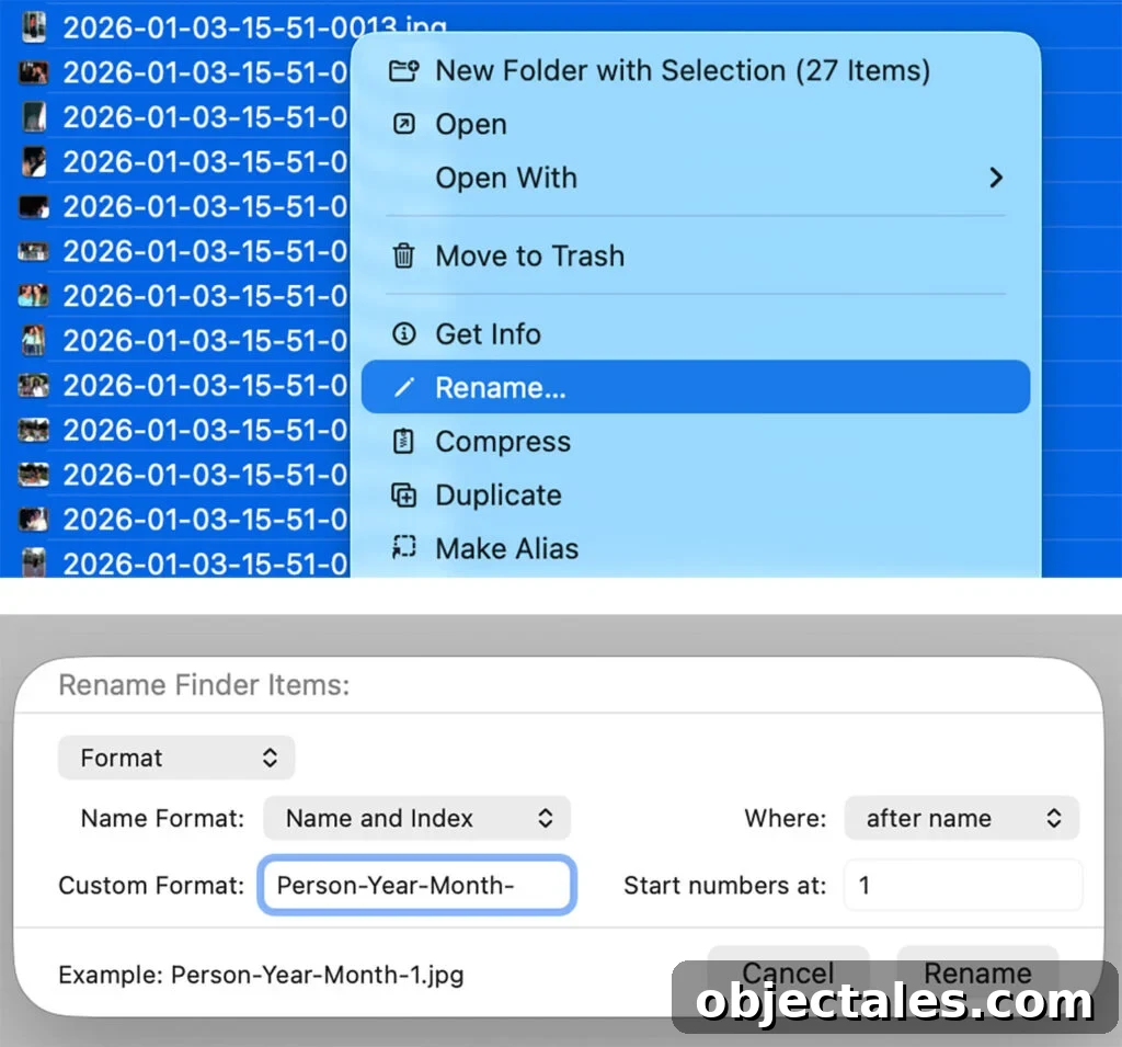 Renaming Photo Files By Date For Organizing Old Photo Scans