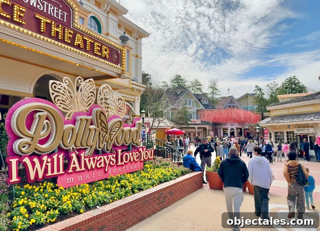Family-Friendly Spring Break Destinations 11 Dollywood Sign In Pigeon Forge TN