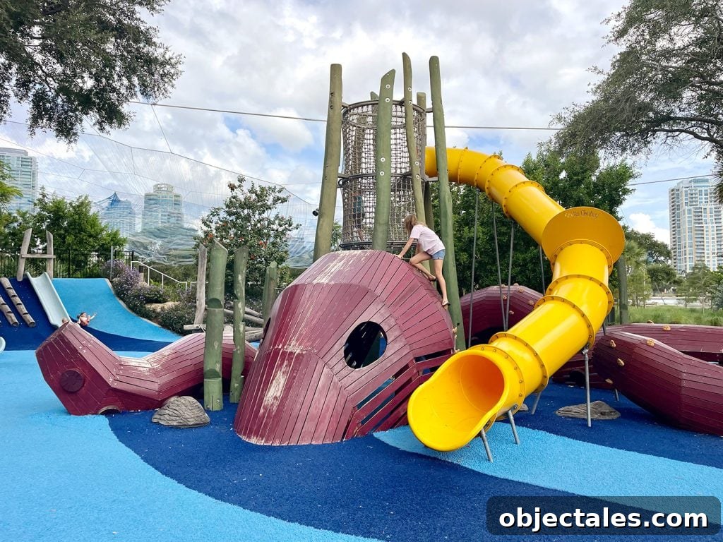 Family-Friendly Spring Break Destinations 8 St Pete Pier Playground Structure in Saint Petersburg Florida