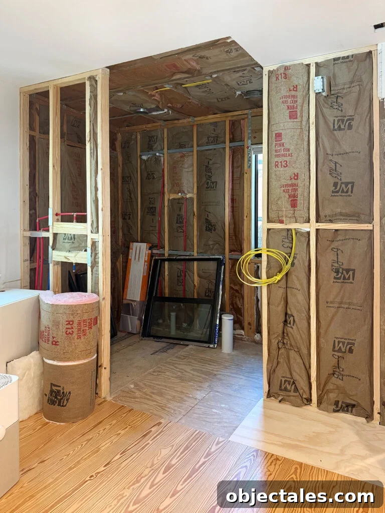 Home Renovation Update: See the Mid-Project Video Tour 9 View Of Future Primary Bathroom From Bedroom