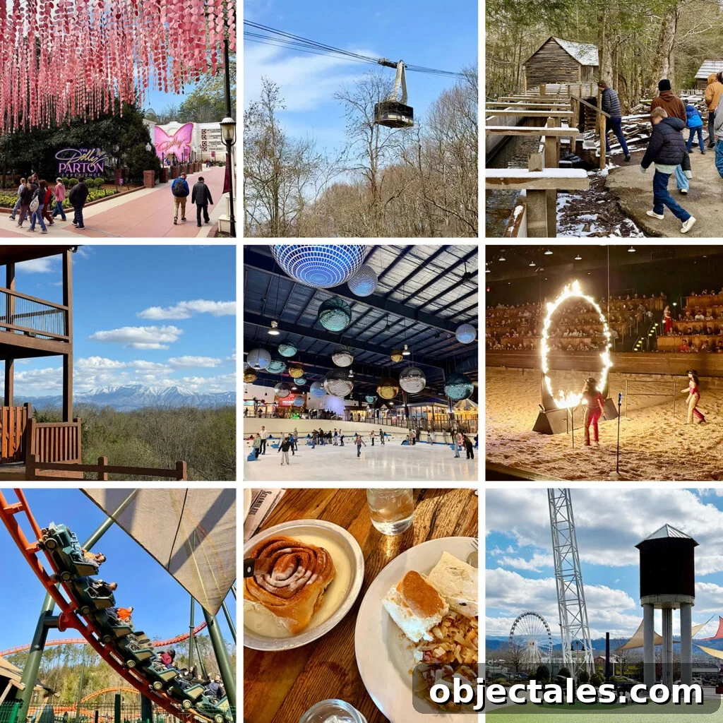 7 Unmissable Things to Do in Pigeon Forge and Gatlinburg 2 Collage of Things To Do In Pigeon Forge Gatlinburg TN