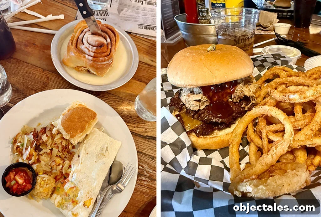 7 Can't-Miss Experiences in Pigeon Forge and Gatlinburg 10 Greasy Food In Pigeon Forge Gatlinburg TN Crocketts Breakfast and Sloppy Hog Burger
